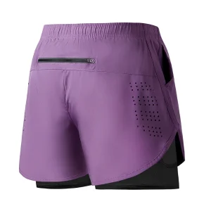 Men’s Quick-Dry Running Shorts Double-Layer Training Fit