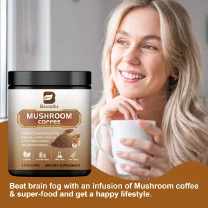 Lion Mane Mushroom Coffee with Cordyceps & Reishi