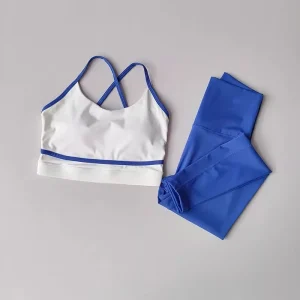 Women’s 2-Piece High-Waist Workout Set Breathable Quick-Dry