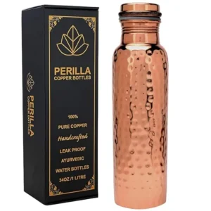 Pure Copper Water Bottle 34 Oz Leak Proof 100% Pure